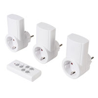 Prises électriques télécommandées 230 V, 3 pcs