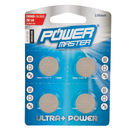 Powermaster - Piles bouton lithium CR2025, 4 pcs