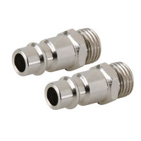 Silverline - Coupleurs européens à baïonnette et filetage mâle 1/4" BSP, 2 pcs