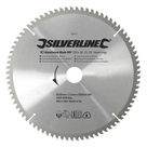 Acheter Silverline - Lame TCT pour aluminium, 80 dents au meilleur prix