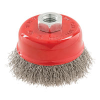 Silverline - Brosse boisseau à fils d'acier inox