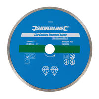 Silverline - Disque diamant pour carreaux