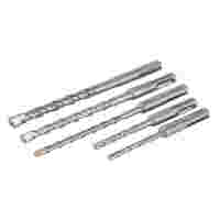 Silverline - Forets à maçonnerie SDS-Plus, 5 pcs