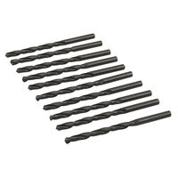 Silverline - Mèches métriques acier rapide HSS-R, 10 pcs