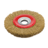 Silverline - Brosse circulaire en acier laitonné