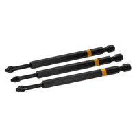 Lot de 3 embouts de vissage impact Phillips