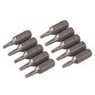 Acheter Silverline - 10 embouts Pozidriv chrome-vanadium au meilleur prix