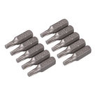 Acheter Silverline - 10 embouts Pozidriv chrome-vanadium au meilleur prix