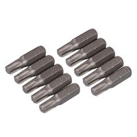 Silverline - 10 embouts Pozidriv chrome-vanadium