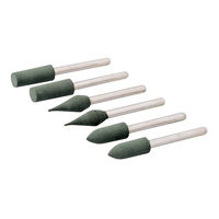 Silverline - Pointes de polissage en caoutchouc pour outil rotatif, 6 pcs