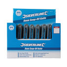 Silverline - Cutters à lame sécable 9 mm, présentoir 48 pcs