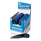 Acheter Silverline - Cutters à lame sécable auto-rechargeables 18 mm, présentoir 10 pcs au meilleur prix