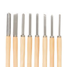 Silverline - Ciseaux pour tour à bois, 8 pcs