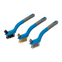 Silverline - Mini-brosses métalliques, 3 pcs