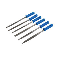 Silverline - Limes de serrurier, 6 pcs