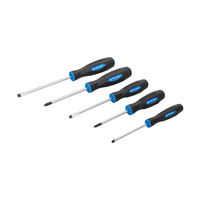 Tournevis premium à manche caoutchouté, 5 pcs