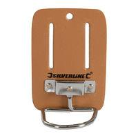 Silverline - Porte-marteau en cuir pour ceinture