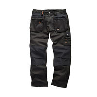 Scruffs - Pantalon de travail noir Worker Plus