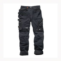 Scruffs - Pantalon de travail noir Pro Flex Plus avec poches-étuis