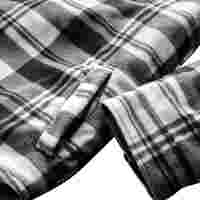 Scruffs - Chemise à carreaux rembourrée Worker, noir et blanc